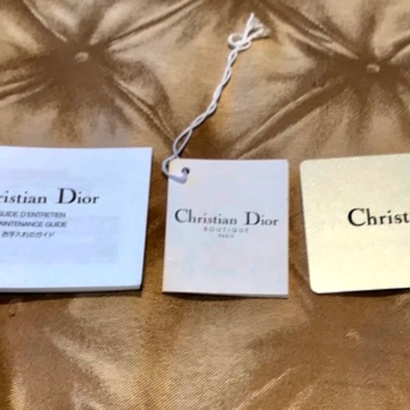 🗝️Christian Dior Gaucho Double Saddle Bag In Cream With Brown Trim🗝️ - Picture 10 of 11